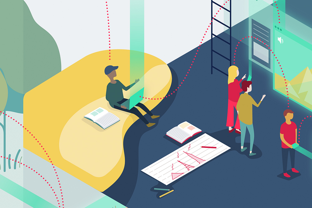 Illustration Bildungsdatenraum